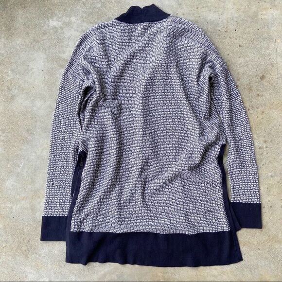LOU & GREY Open Front Side Slit Cardigan Size M - Picture 3 of 7